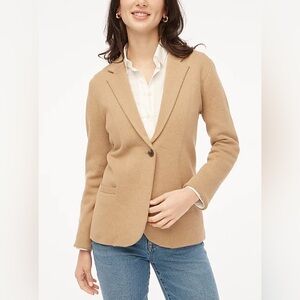 J. Crew Tan Women's Blazer Petite Large